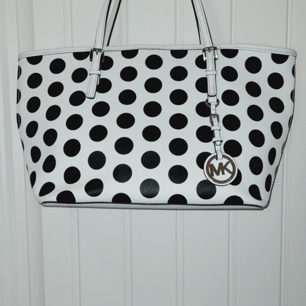 ✨MICHAEL KORS Polka Dot Tote Bag✨